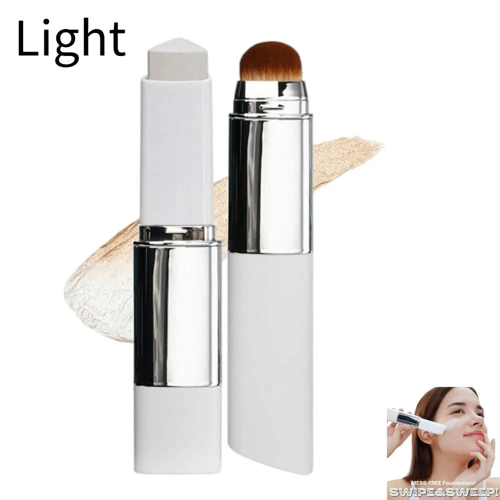 Blanc Cover Cream Stick V Foundation with removable brush in compact case