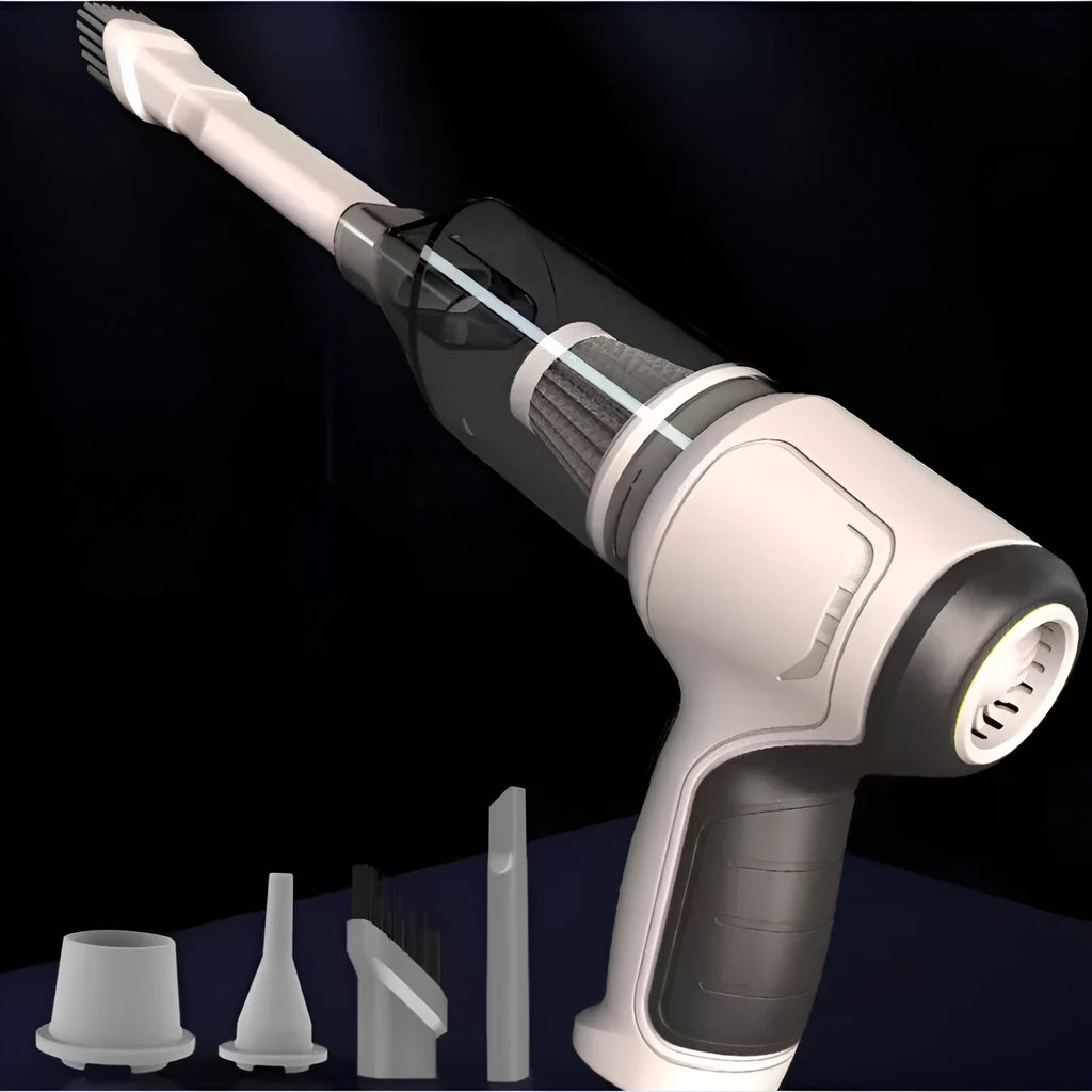Handheld cordless car vacuum cleaner with 9000Pa suction for pet hair removal