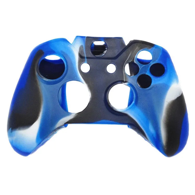 XBOX ONE gamepad encased in a soft, transparent silicone protective cover.