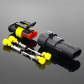 Xenon lamp car waterproof wiring harness connector 2 pin plug and socket set