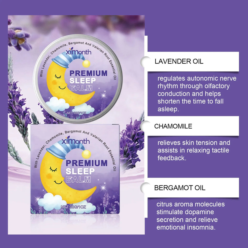 Sleep Goodnight Cream tube containing 30g of lavender and chamomile night cream for comfortable sleep.