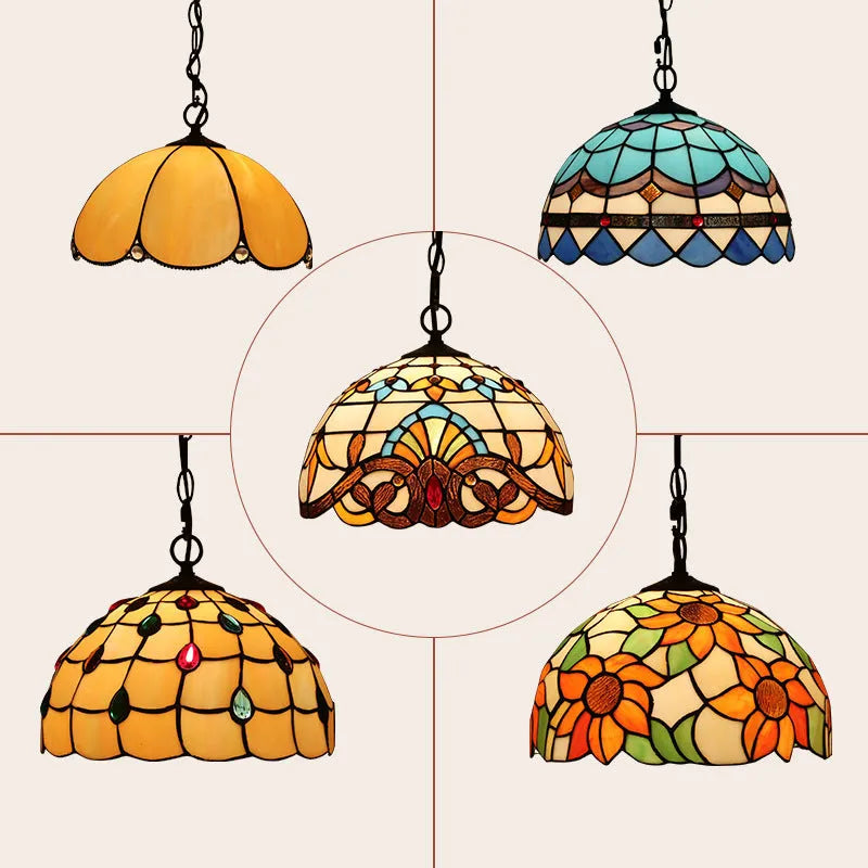 Coloured glaze European Baroque chandelier with abstract modelling style 2
