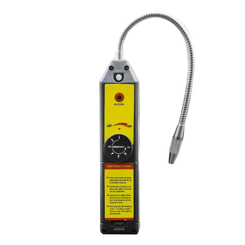 WJL-6000 electronic halogen leak detector with extended probe for automotive refrigerant detection
