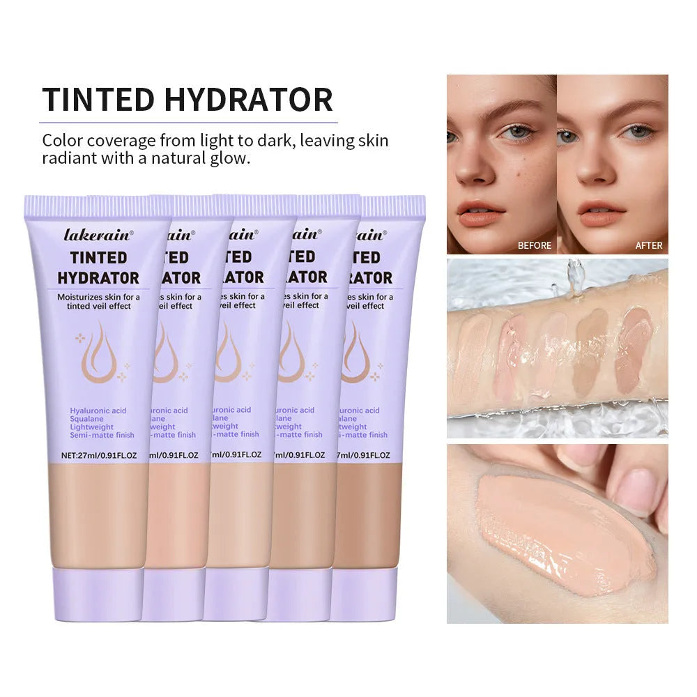 Lakerain Colored Moisturizer long-lasting concealer without smudging in 5 colour options 27ml pot