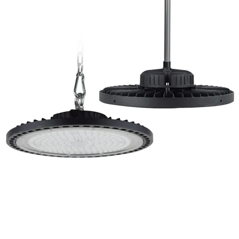 Waterproof UFO-shaped pendant lamp for industrial workshop lighting, 100W-200W, 24000lm, white light