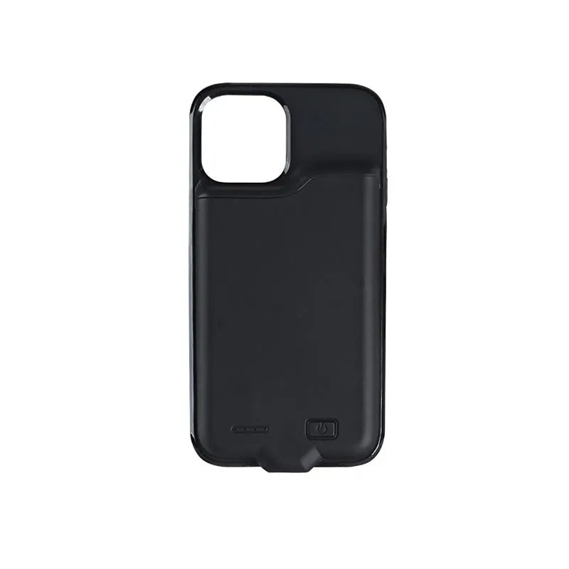 Ultra-thin plastic shell back splint power bank for iPhone 12 Pro Max in rose gold