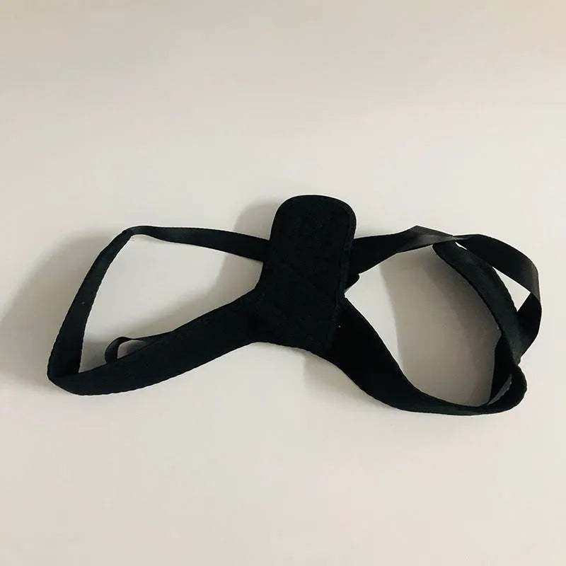 Nylon back posture correction belt in free size for anti-humpback support.