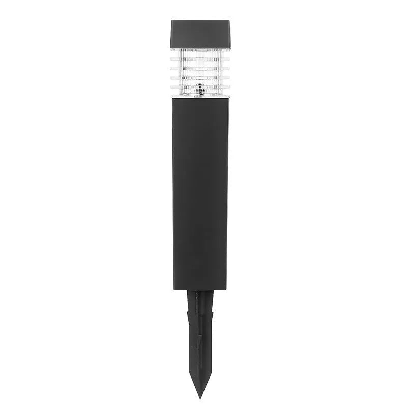 Solar lawn ground lamp with cuboid shape and waterproof IP65 rating for garden lighting