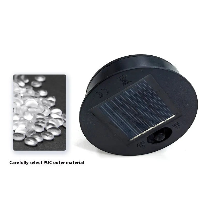 Oval LED battery box accessory for solar lithium highlight lamp, 2x7cm, IP44, three light colour options