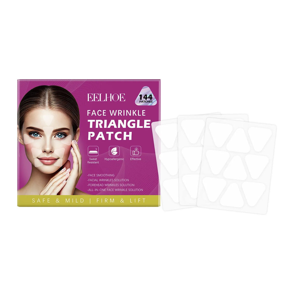 Facial skin fine lines nursing adhesive bandages pack with 144 hyaluronic acid patches