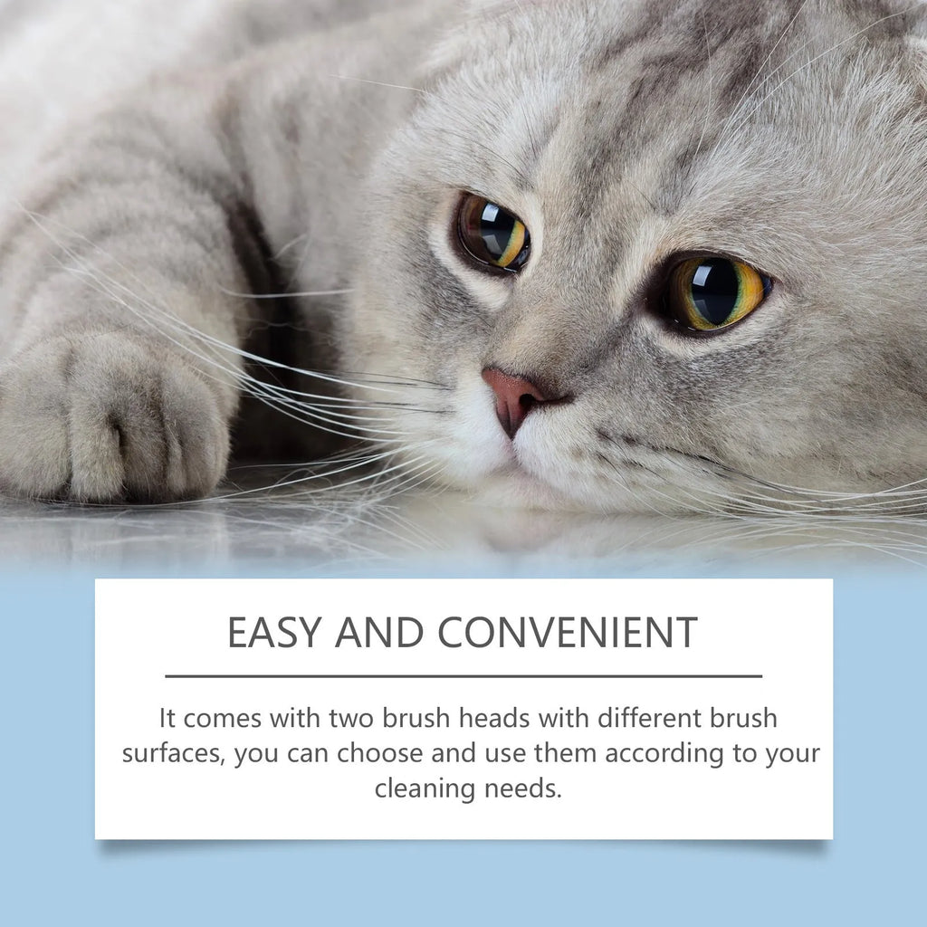 Pet oral cleaning set with 30g solution and brush for dog and cat mouth decontamination