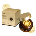 50g jar of retinol capsule moisturising cream with yellow capsules visible