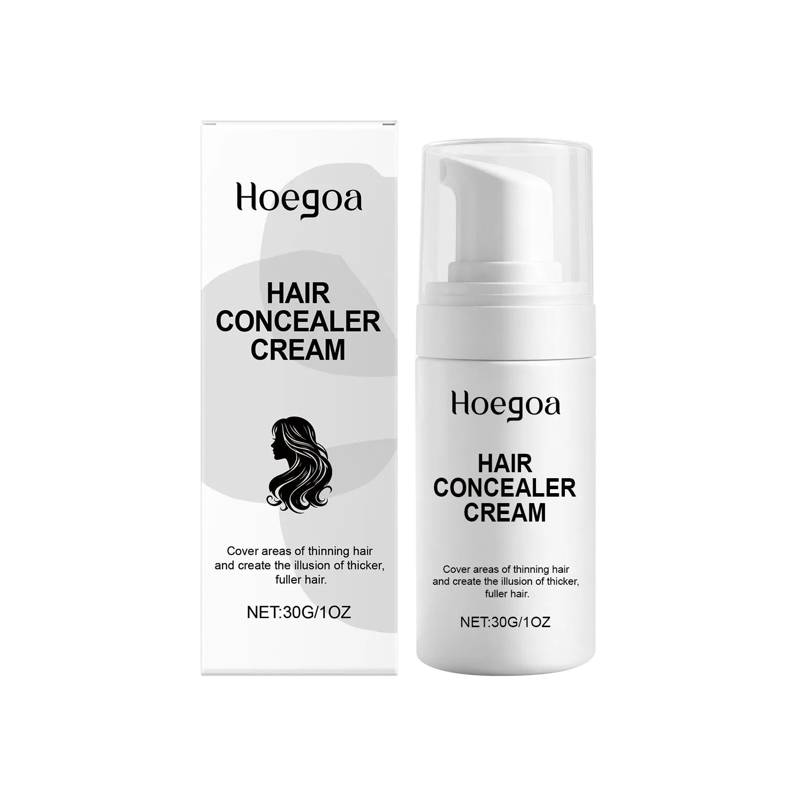 Hair concealer powder in 30g bottle for scalp and thinning hair coverage