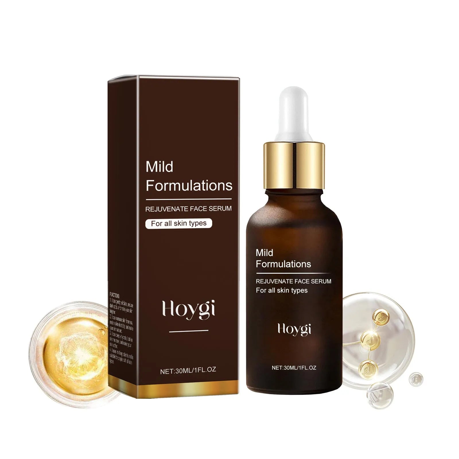 30ml bottle of facial skin care essence with nourishing and hydrating ingredients.