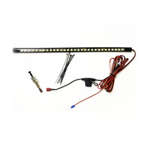Automatic LED car hood light bar 39cm white 6000K with 21 SMD5050 LEDs and 2-metre cable
