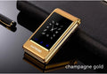 Dual screen flip phone for elderly users showing internal touch screen and external display