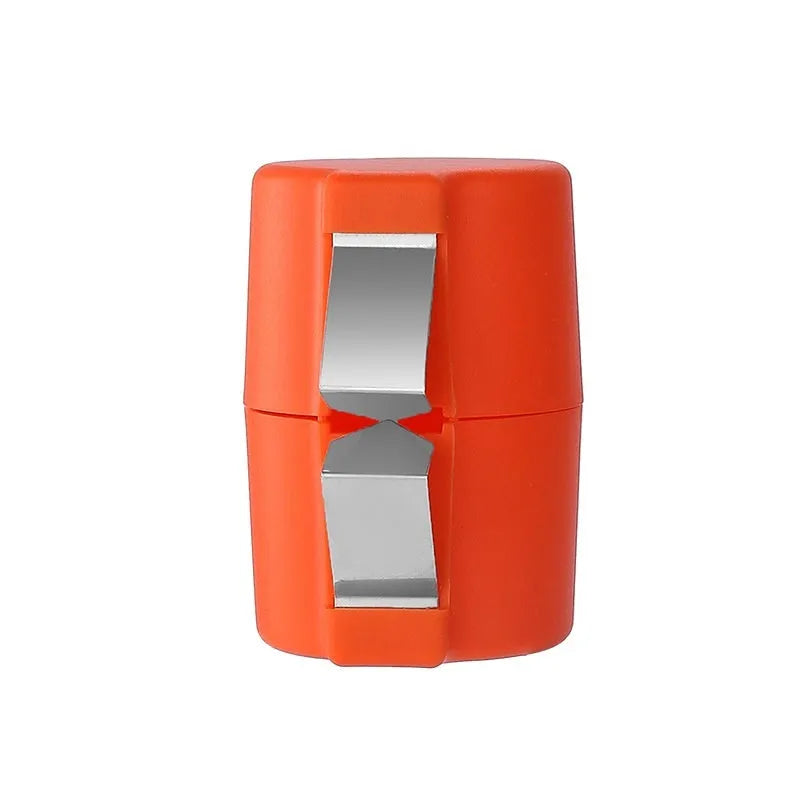 A lightweight egg shell opener and beater kitchen tool in a choice of colours.