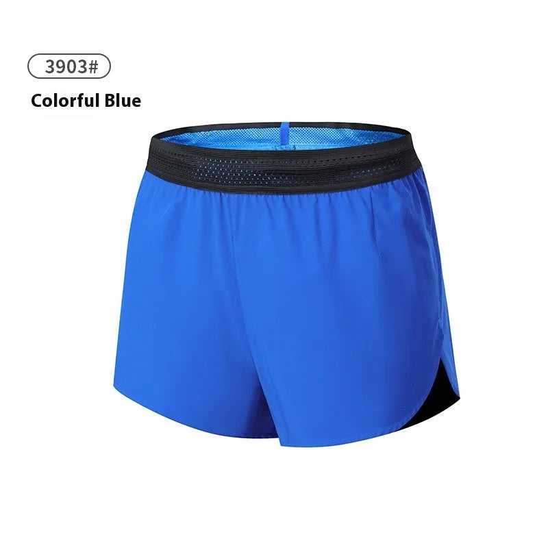 Men's solid colour polyester basketball shorts with low waist design