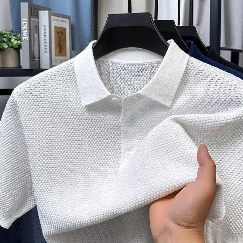 Loose fit pure cotton short sleeve pullover sweater in a choice of six colours.