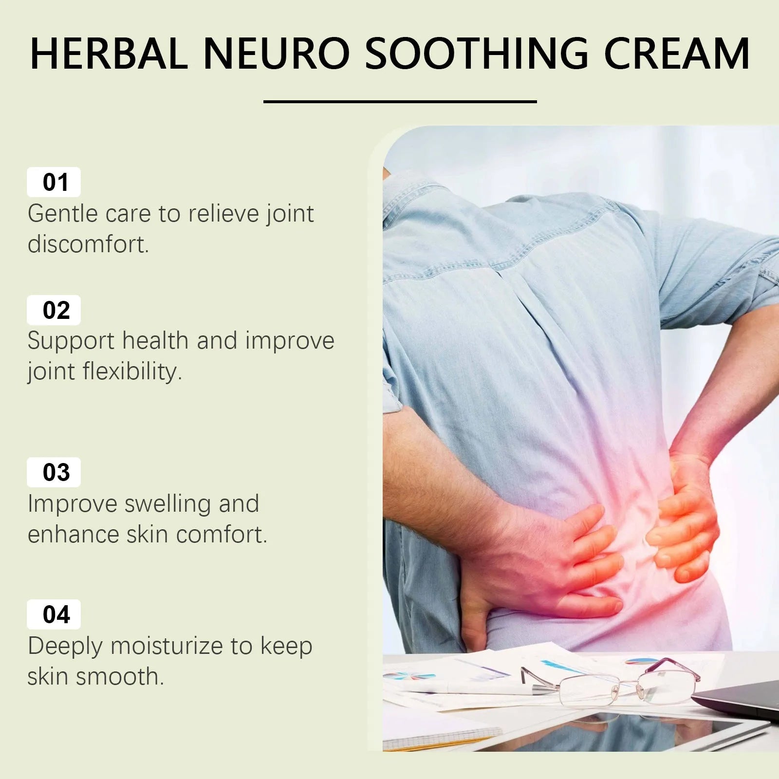 100g tube of external body care cream with arnica, pepper and mugwort extracts