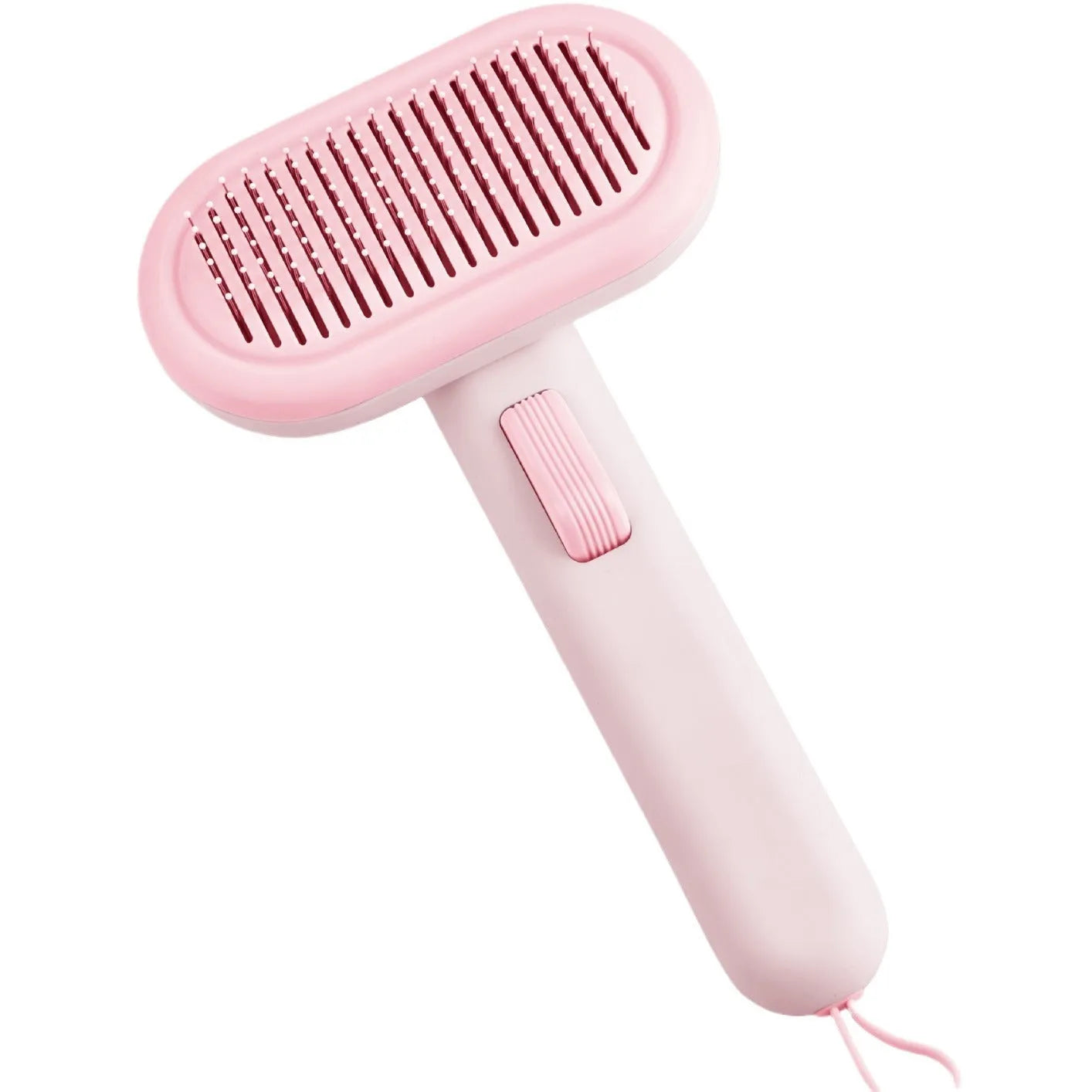 Large pet hair removal comb with stainless steel teeth and lady shaver in light grey colour