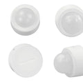 White wireless infrared body motion sensor with compact 33mm design and ZigBee connectivity