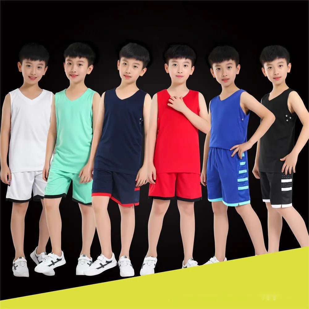 Black and white chemical fibre sports vest for campus competition training with comprehensive sizing options