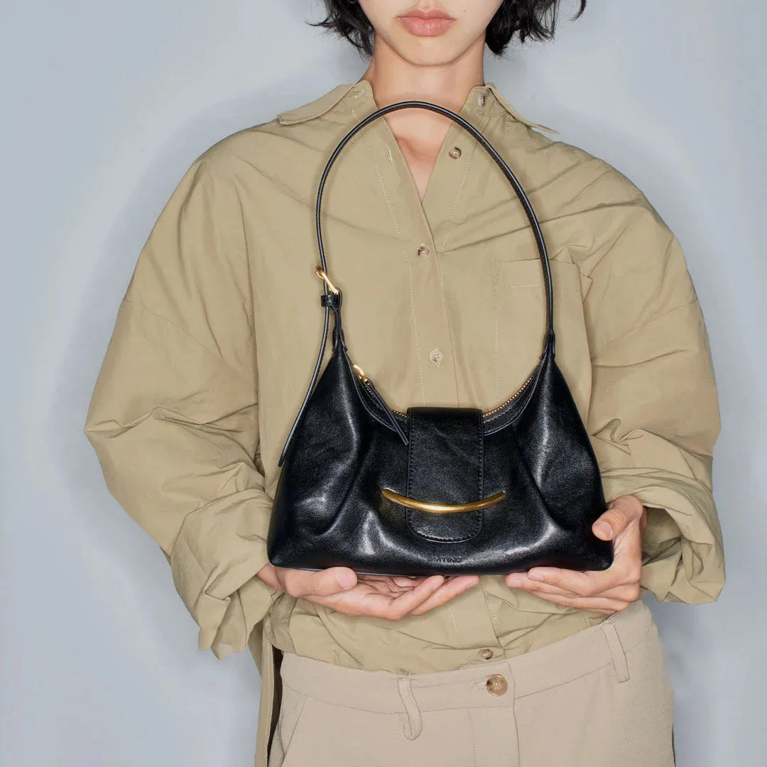 Genuine leather tote bag crossbody shoulder women urban simplicity first layer cowhide