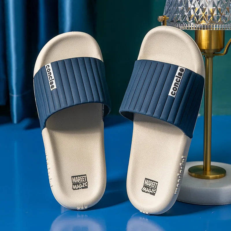 Men's PVC sandals in grey, size 40/41, for bathroom and outdoor wear