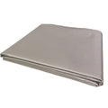 Grey diamond lattice radiation shielding fabric roll with copper-nickel composition for RF protection