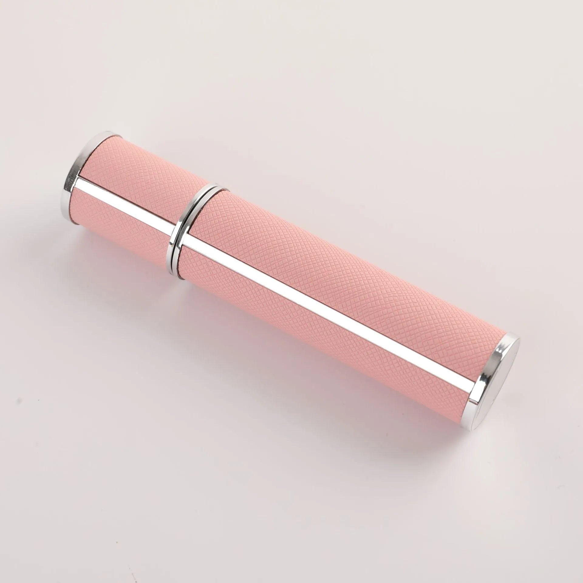 10ml PP perfume subpackaging spray bottle with atomization nozzle and removable lambskin cover, available in multiple colours