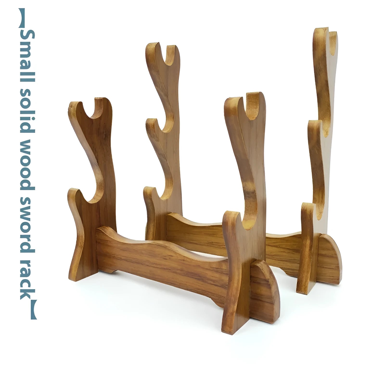 Chinese style handmade wooden wall bracket with multiple display layers.