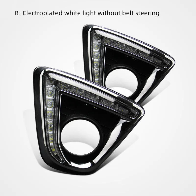 Mazda CX-5 daytime running light LED set with electroplated white light and configuration options