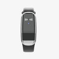 Black and white ultrasonic mosquito repellent bracelet for pregnancy and baby protection with USB charging cable