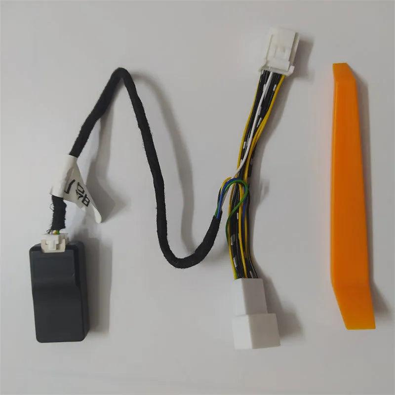 Black Toyota tyre pressure monitoring display module for dashboard installation