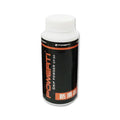 White sports anti-slip magnesium carbonate powder in container for gym and racket sports.