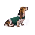 Dog anxiety comfort coat in double-sided cloth, available in blue, dark grey, green and rose red, sizes XS to XL.