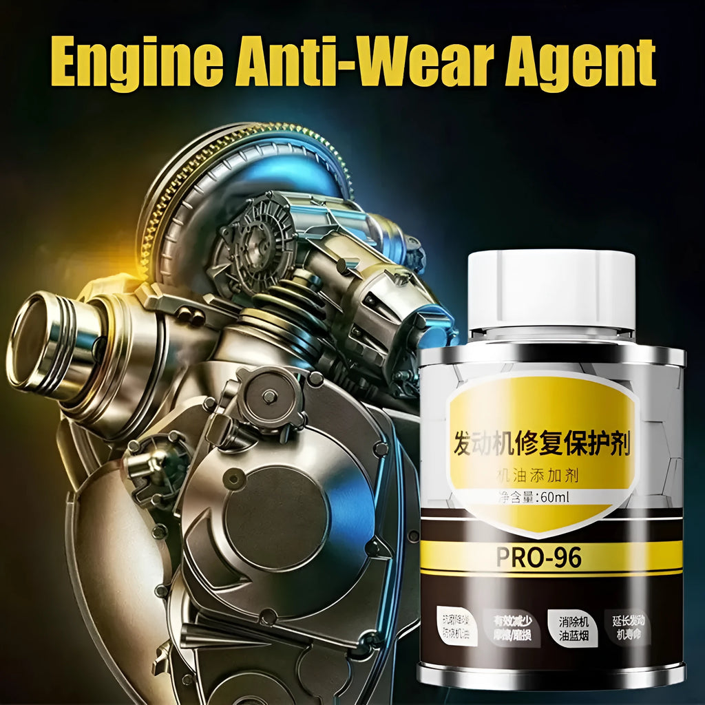 60ml engine anti-wear oil additive bottle with white cover for car engine protection