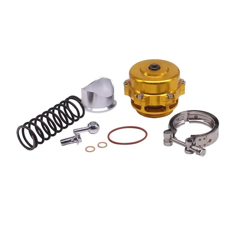 50mm aluminium alloy automotive blowoff valve in choice of six colours for universal turbo applications