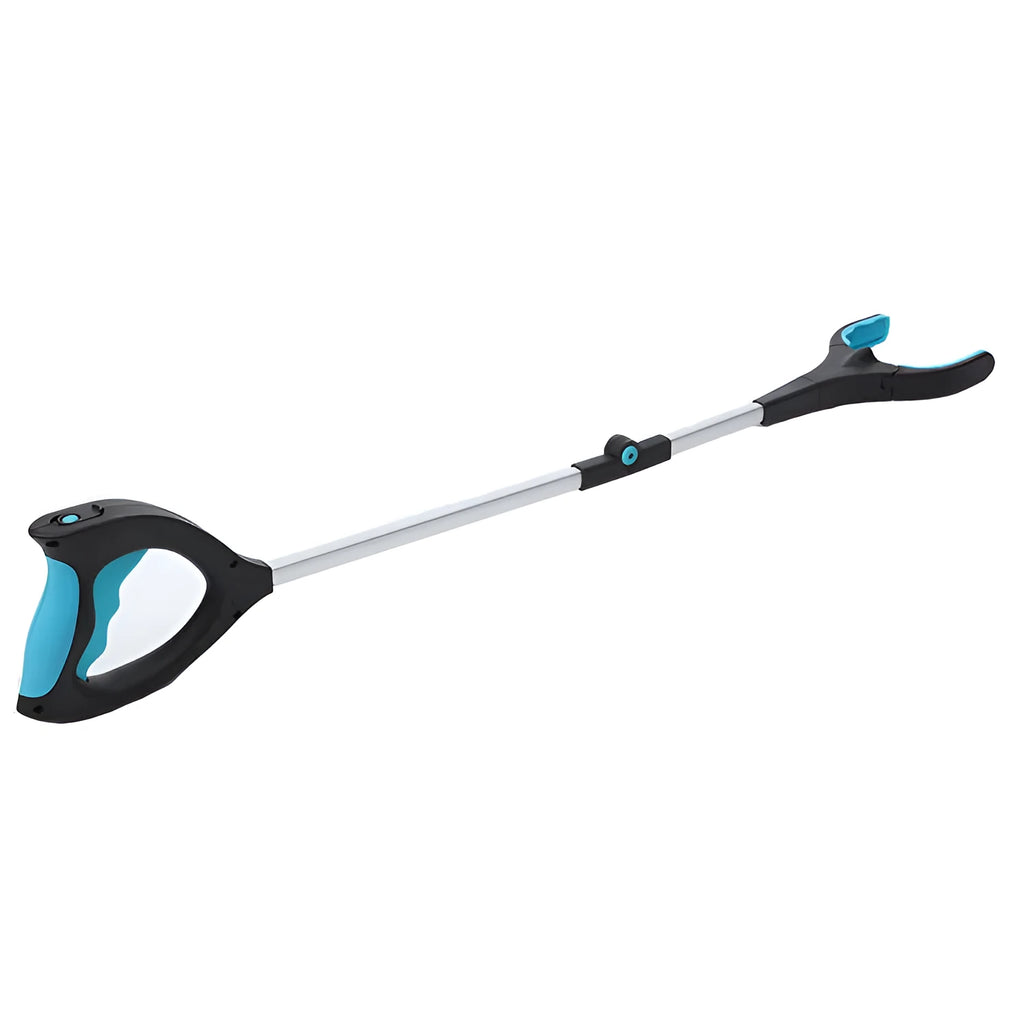 Blue foldable portable car sign holder with aluminium tube and rubber magnetic suction cup base