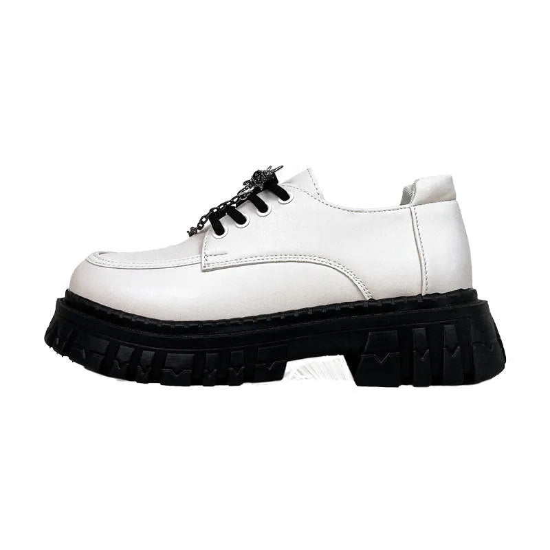 Women's Duke Asterism colour loafers with a metal cross shoulder strap and round toe.