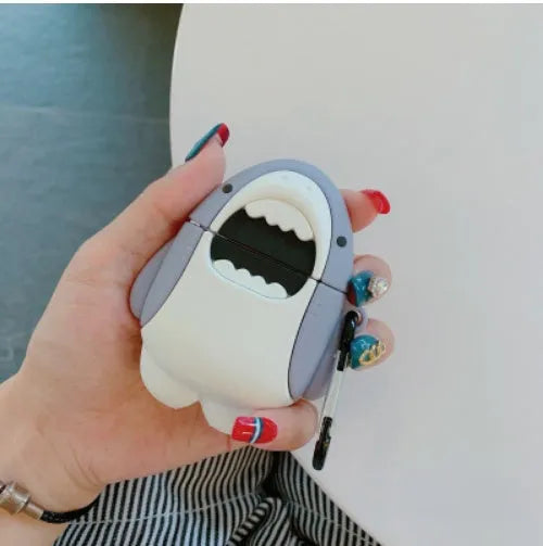 Silicone protective covers for AirPods 1 and 2 wireless headphones in various colours