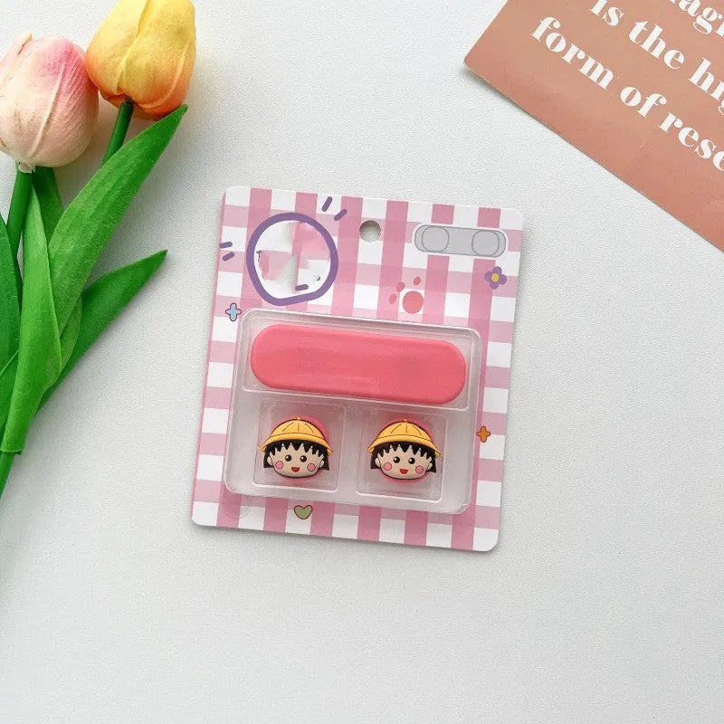 Cartoon style plastic magnetic cable fixer for desktop organisation