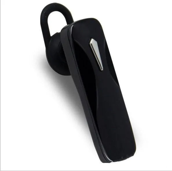 M163 black and white Bluetooth car headset for hands-free calls and music control