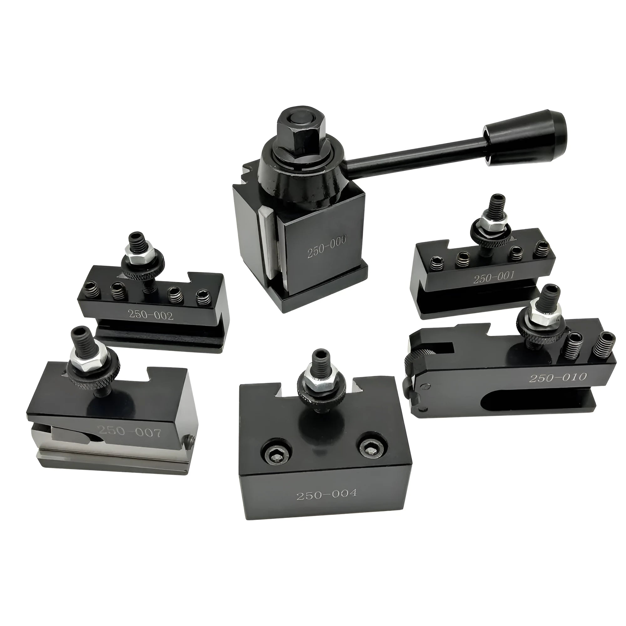 Machifit 250 wedge steel quick change tool post for mini lathes with gib-type design