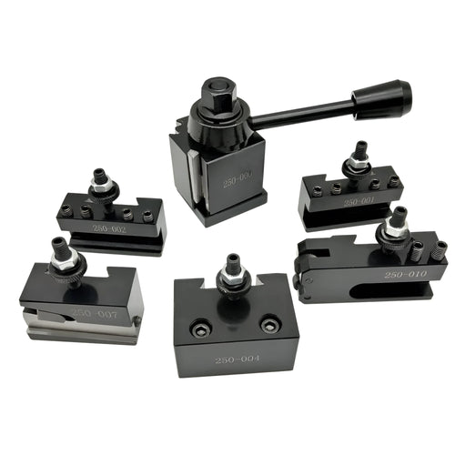 Machifit 250 wedge steel quick change tool post for mini lathes with gib-type design