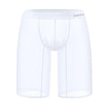 Men's black seamless mesh home shorts made from nylon knit fabric