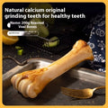 Roasted ox bone dental chew stick for puppies in large, medium, and small sizes.