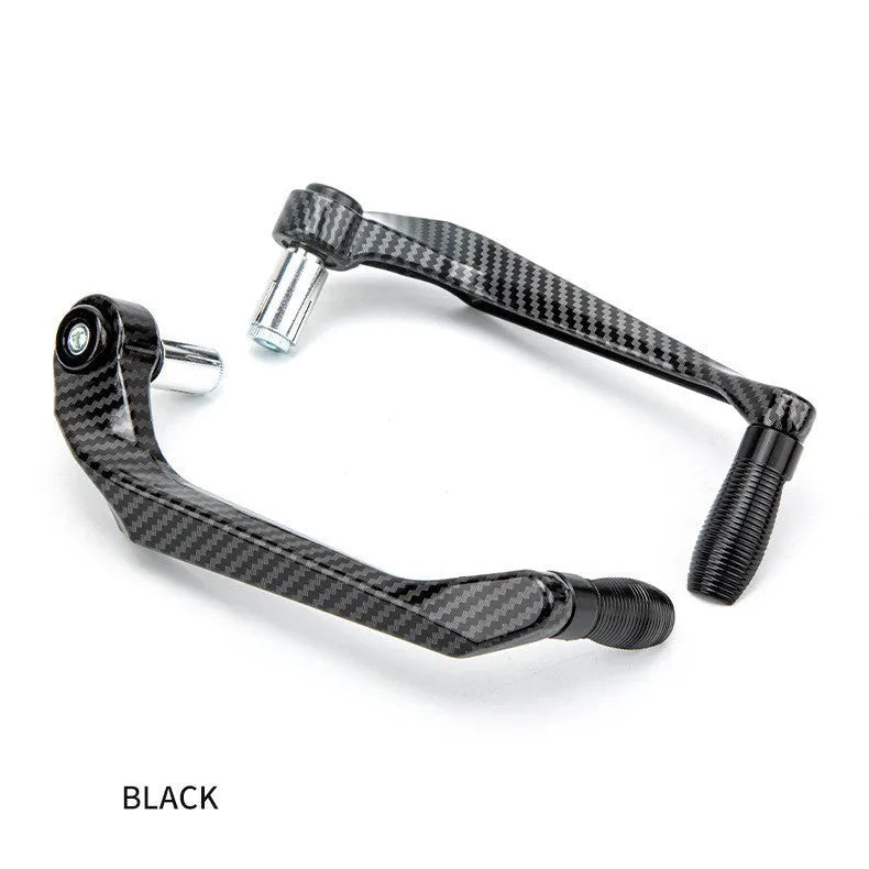 Aluminium motorcycle hand guards with water transfer printing in five colour options