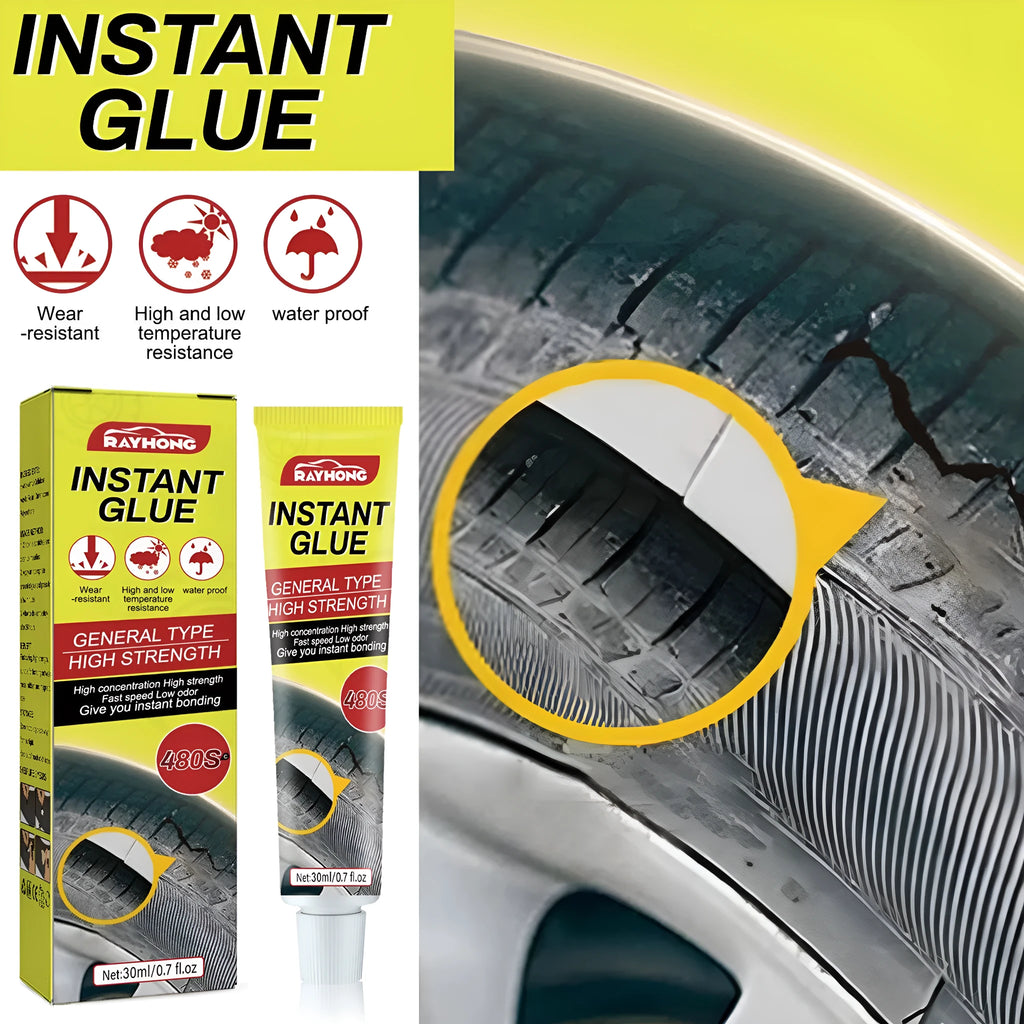 30ml bottle of tyre repair adhesive for car puncture and crack sealing